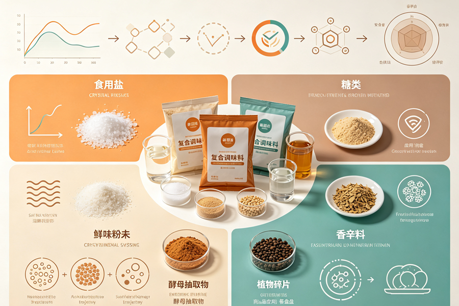 复合调味品｜复合调味料核心辅料分类科普：功能、特性与合规应用说明